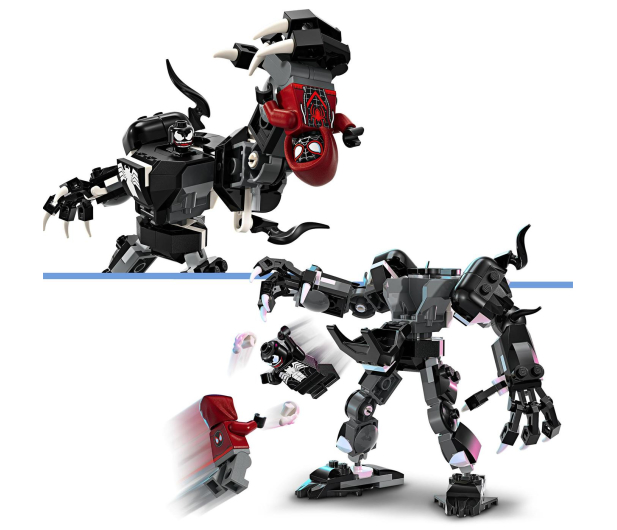 LEGO Marvel Super Heroes 76276 Mechaniczna zbroja Venom vs Miles Morales - 1202180 - zdjęcie 4